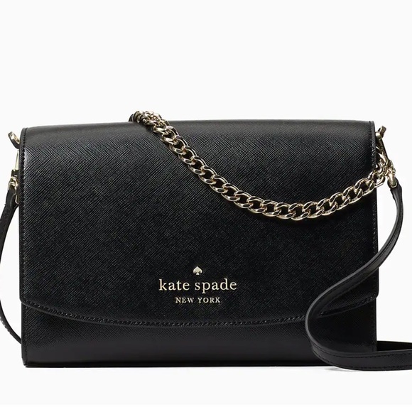 Kate Spade Carson Convertible Crossbody Black - Picture 9 of 9